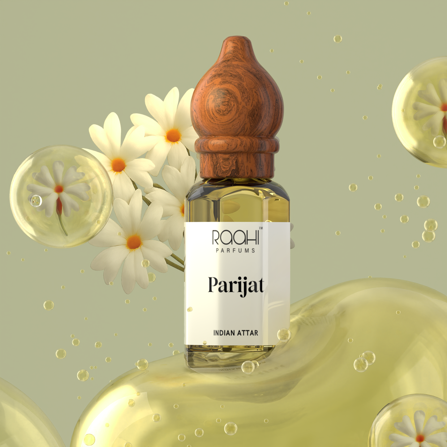 Parijat Attar | 12ml | Handcrafted Fragrance from Kannauj