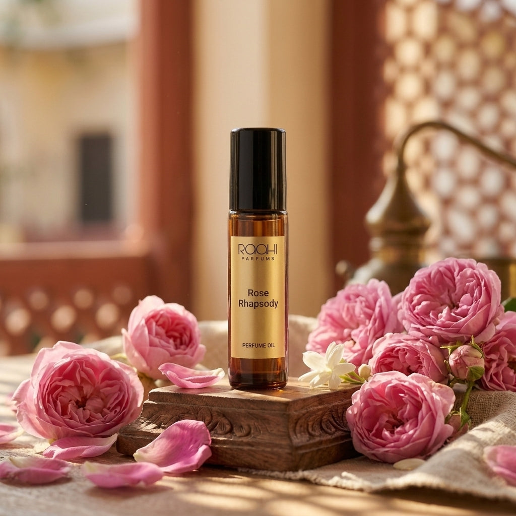 Rose Rhapsody | Gulab Attar | 10ml | Handcrafted Fragrance from Kannauj