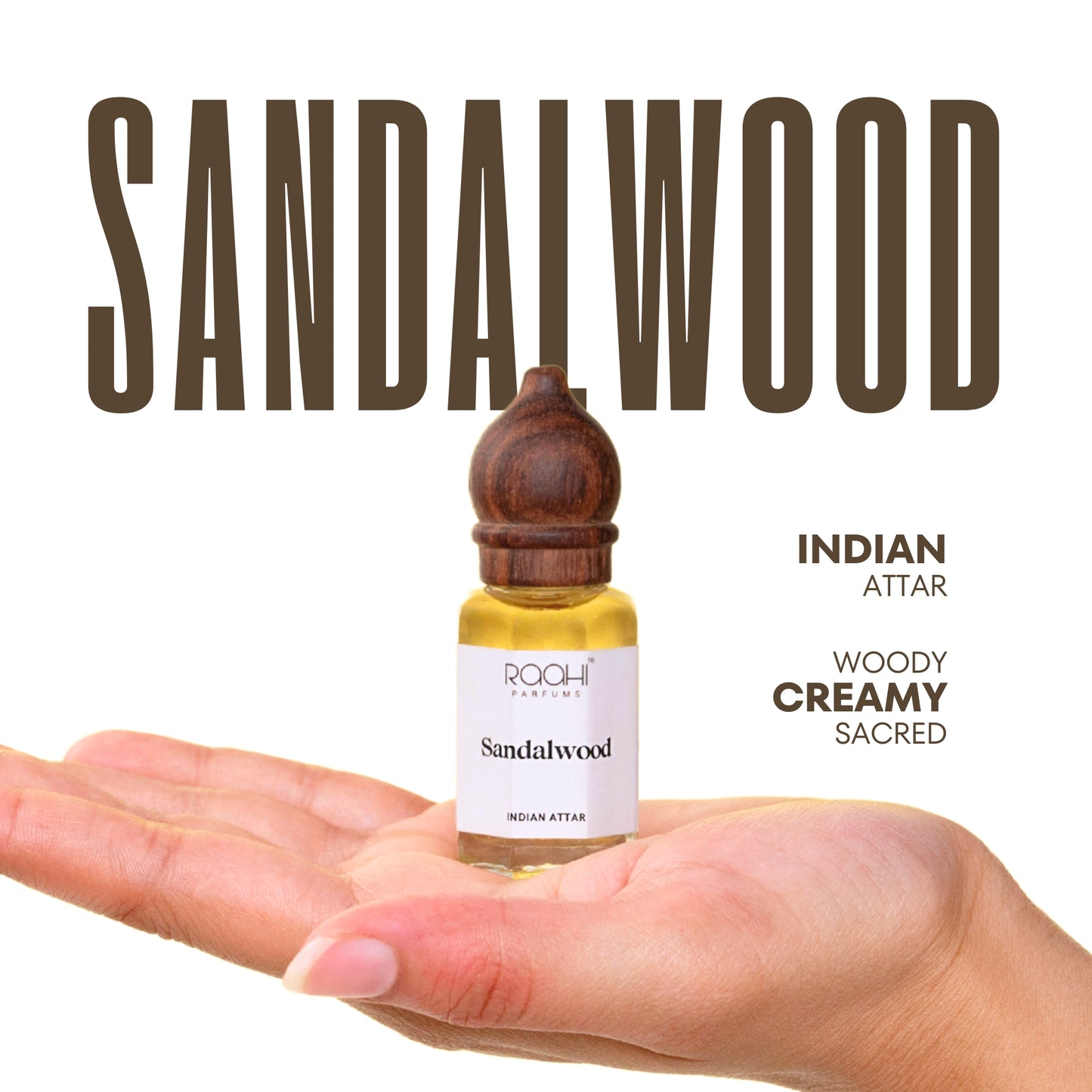 Sandalwood Attar | Authentic Indian Attar | Handcrafted in Kannauj