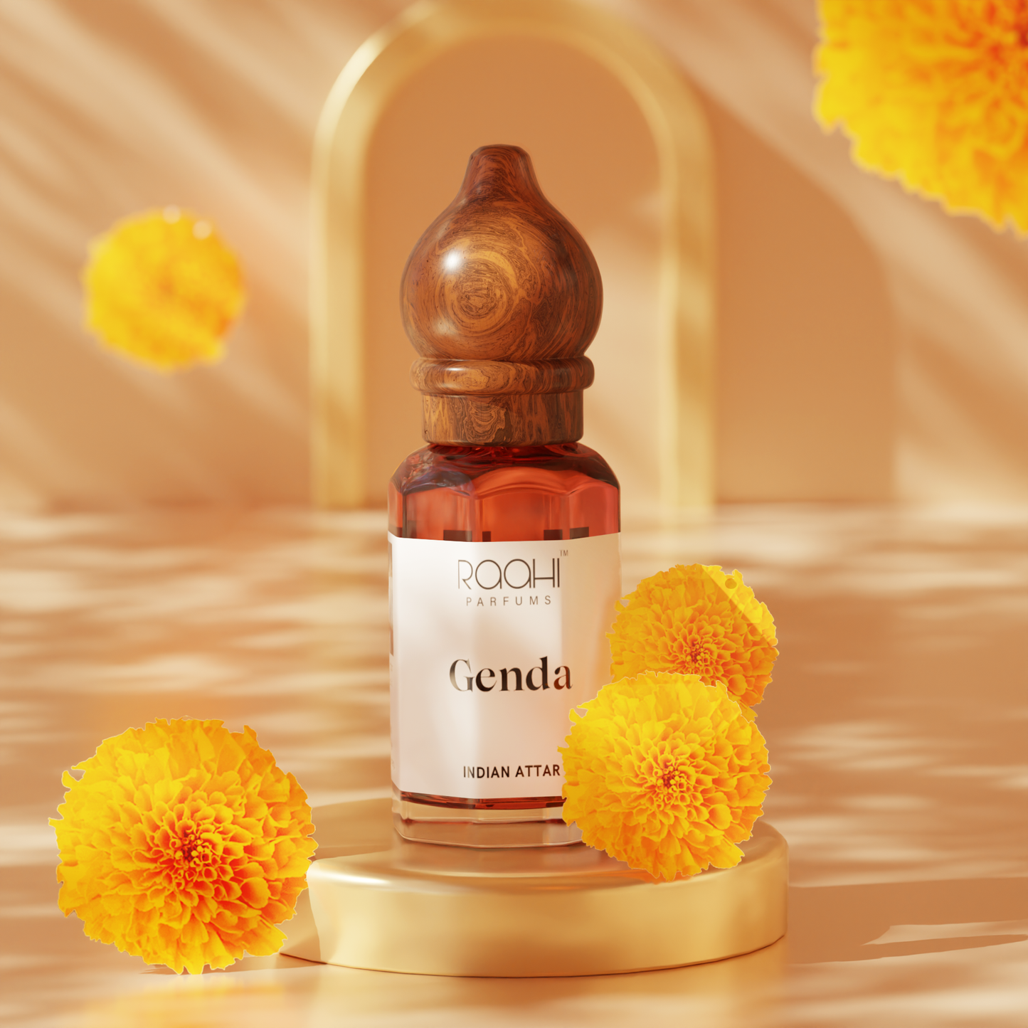 Genda Attar | 12ml | Handcrafted Fragrance from Kannauj