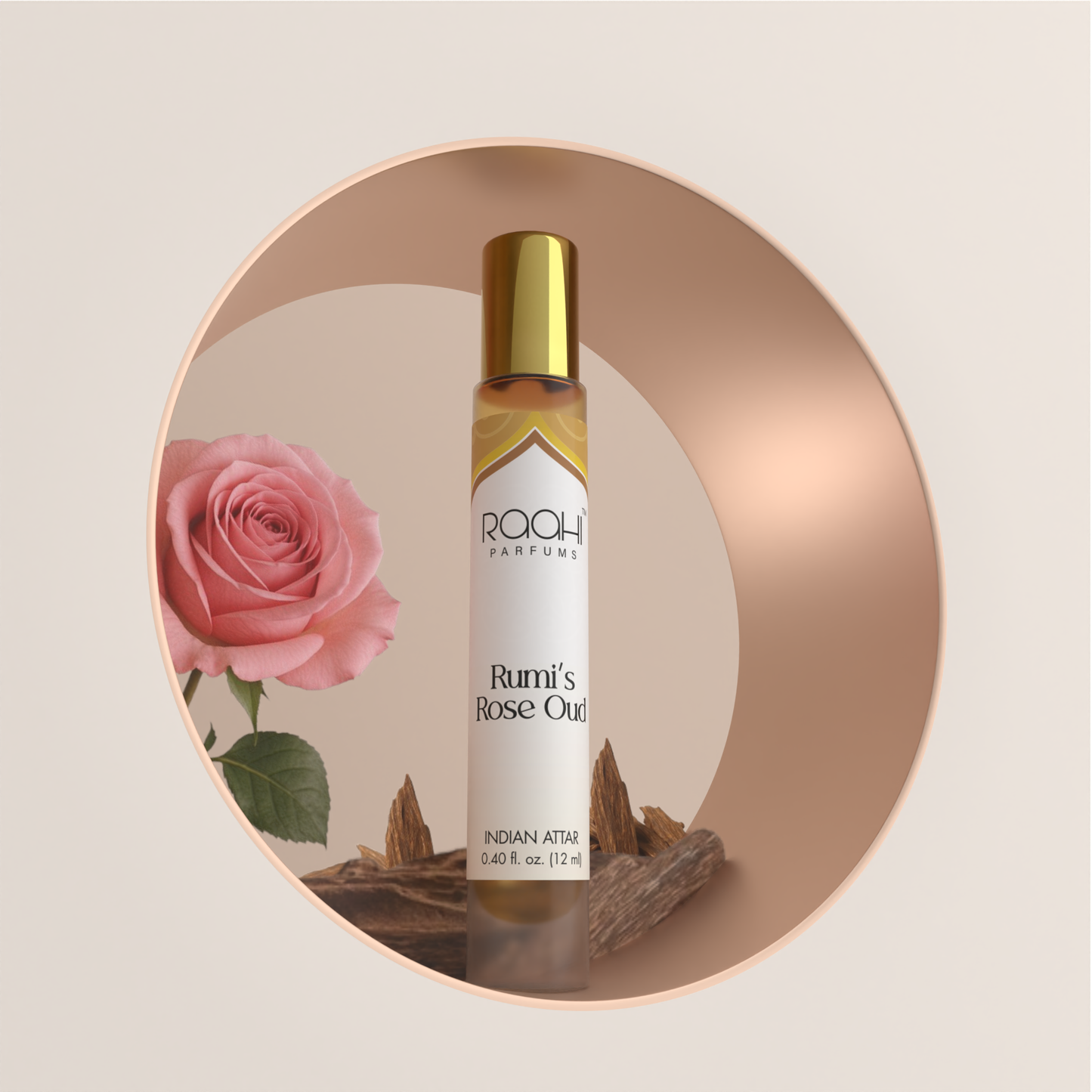 Rumi's Rose Oud | Indian Attar | 12ml