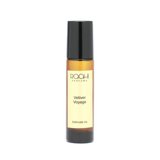 Vetiver Voyage | 10ml | Handcrafted Fragrance from Kannauj - Raahi Parfums