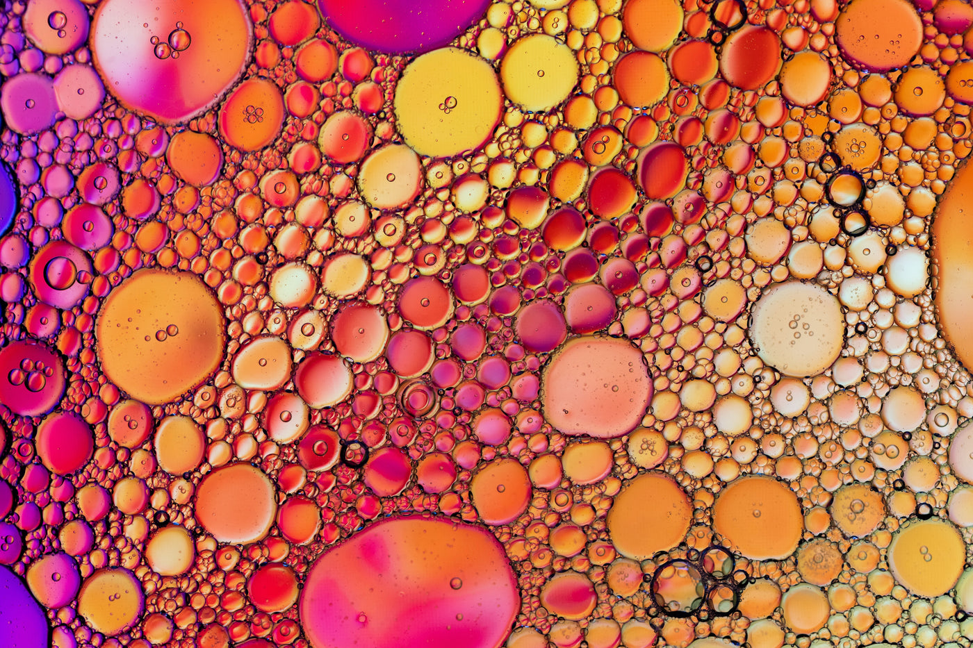 Orange ink in green fluid